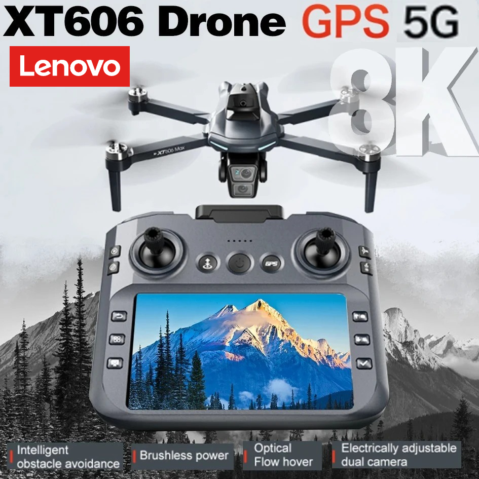 Drone Multispectral - โดรน Lenovo XT606 ระดับมืออาชีพ กล้อง 8K