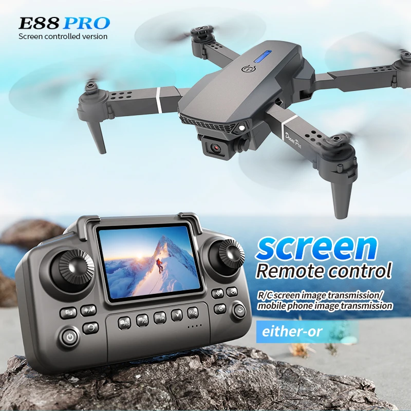 Drone Lidar - Professional E88 PRO Drone หน้าจอ 8K