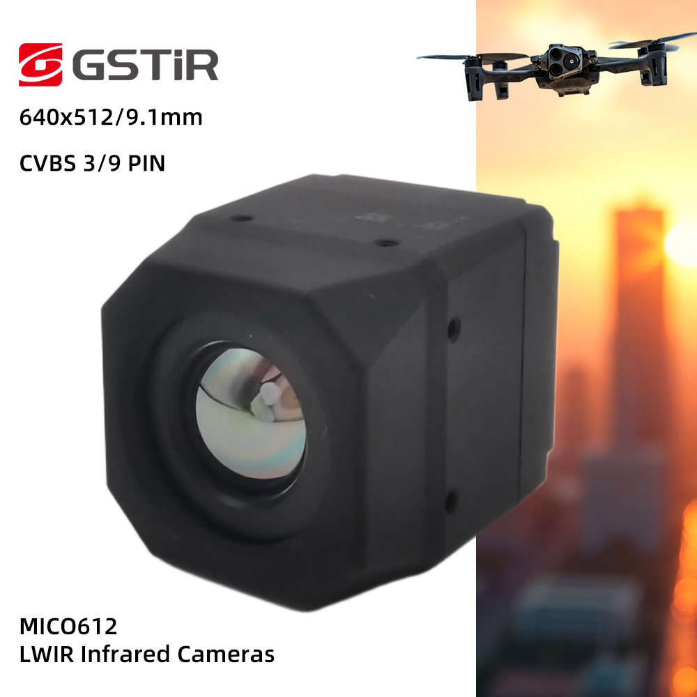 Drone Thermal Imaging - โมดูลกล้องถ่ายภาพความร้อน GSTir Premium High Performance MICO612