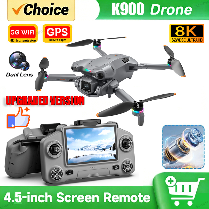 Drone Multispectral - โดรน K900 MAX GPS รุ่นใหม่ พร้อมกล้อง