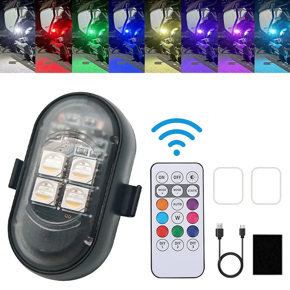 1-8 ชิ้น ไฟเตือนแบบชาร์จ USB ก - Drone Lidar บทวิจารณ์และราคา