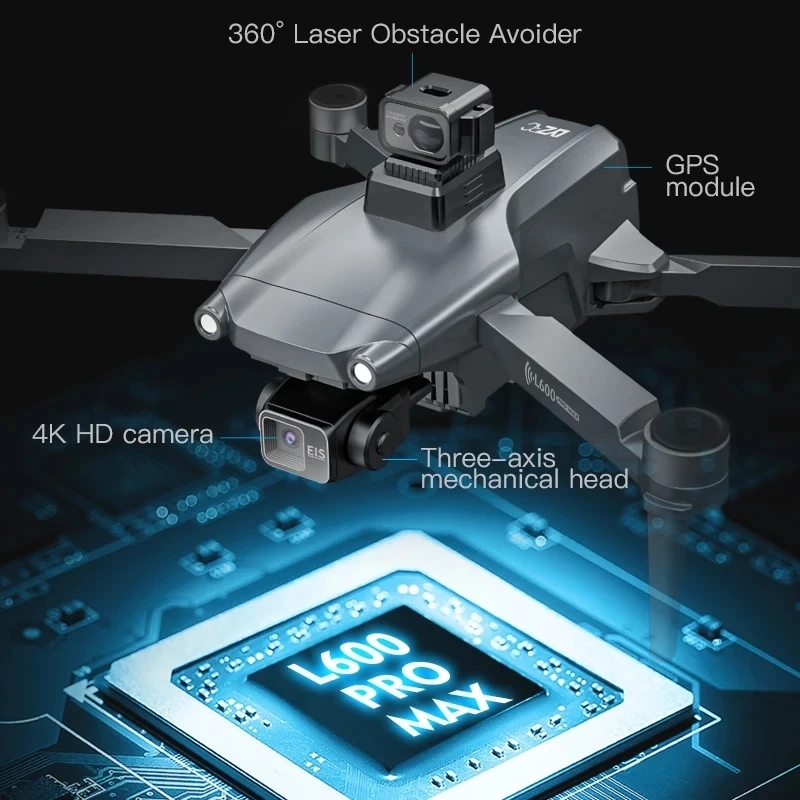 L600 PRO MAX GPS Drone Profess - Drone Lidar บทวิจารณ์และราคา