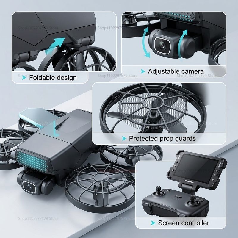 โดรนรุ่นใหม่ M8 GPS 8K ระดับมื - Drone Multispectral บทวิจารณ์และราคา