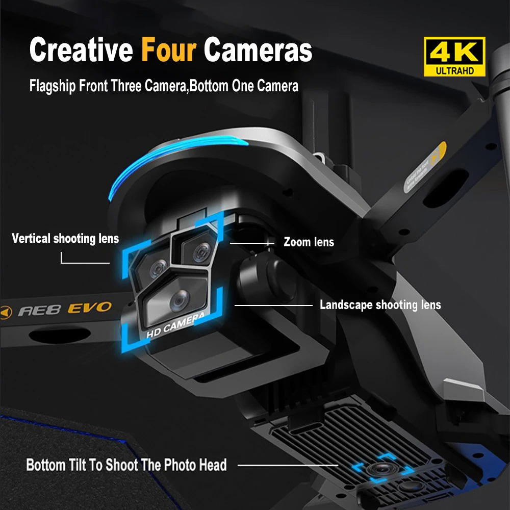 โดรน AE8 EVO GPS 8K ระดับมืออา - Drone Multispectral บทวิจารณ์และราคา